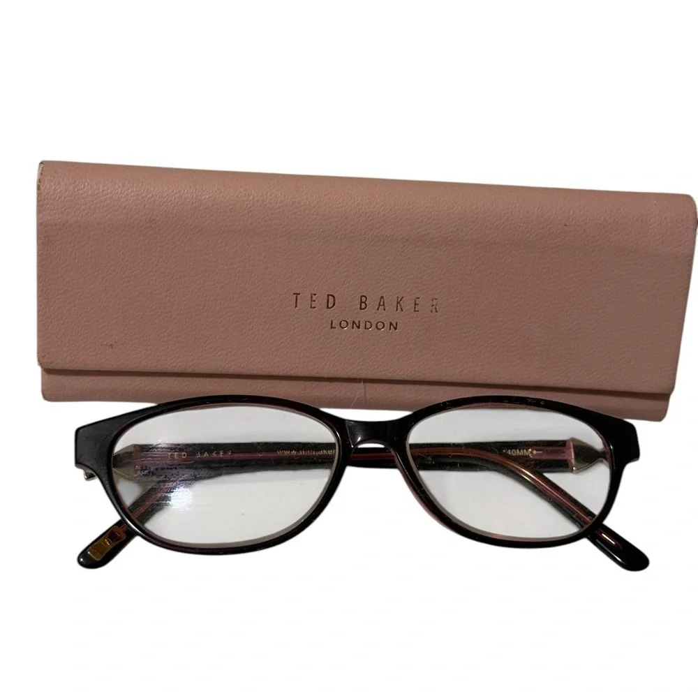 Ted Baker Black prescription Glasses with Case